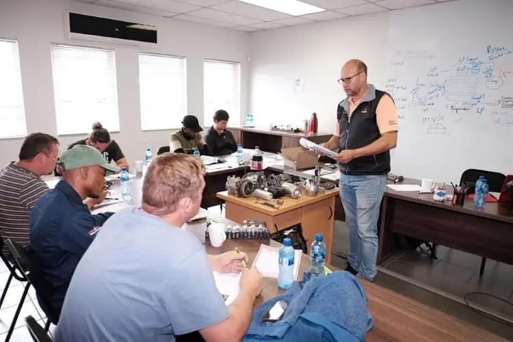 Marcel giving a Workshop Class